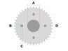 Achtertandwiel 44 tanden Puch M50 thumb extra